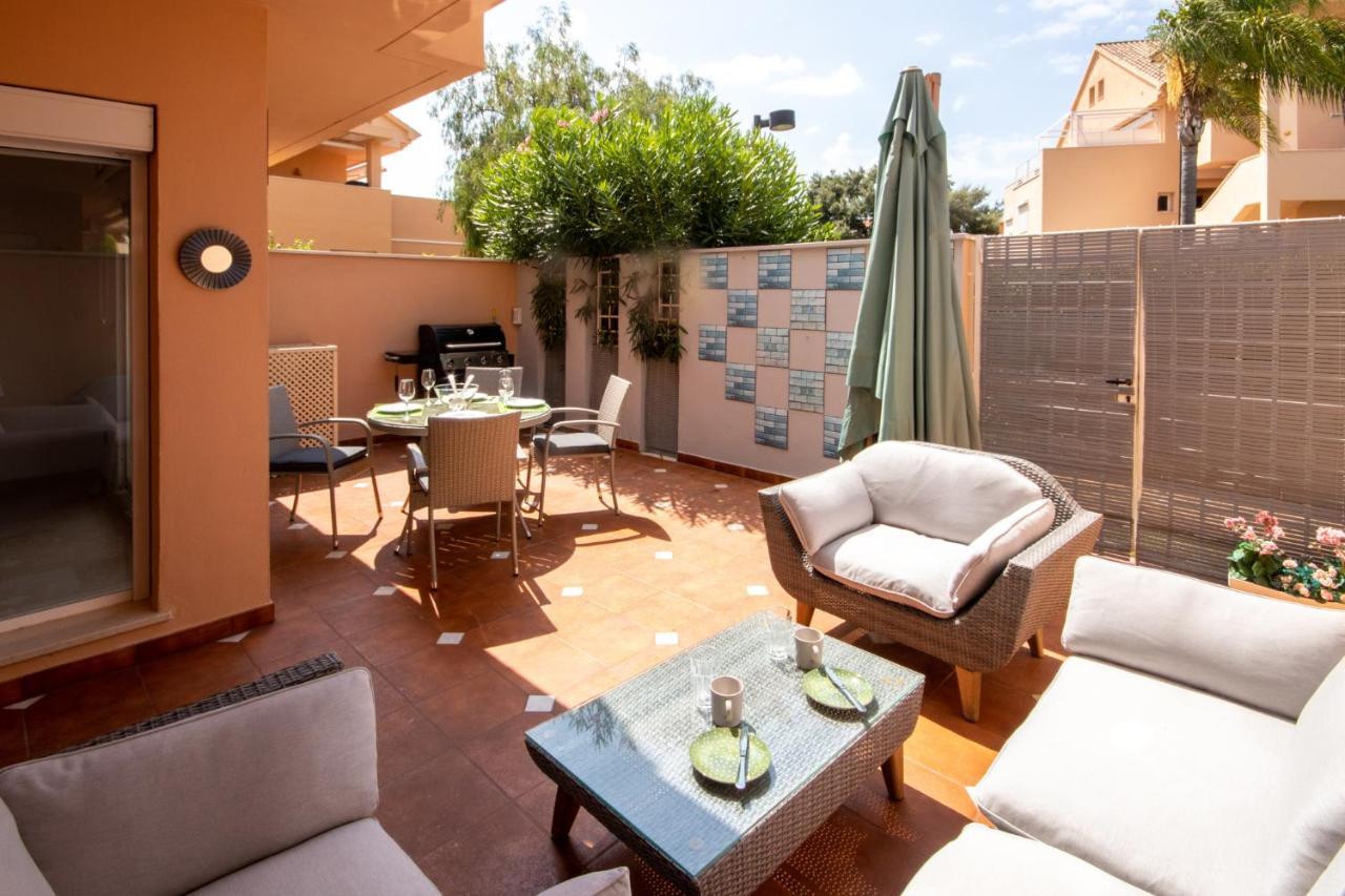 Ground Floor Apartment, Los Jardines De Santa Maria Elviria Marbella Kültér fotó